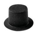 Zylinder Velour, schwarz